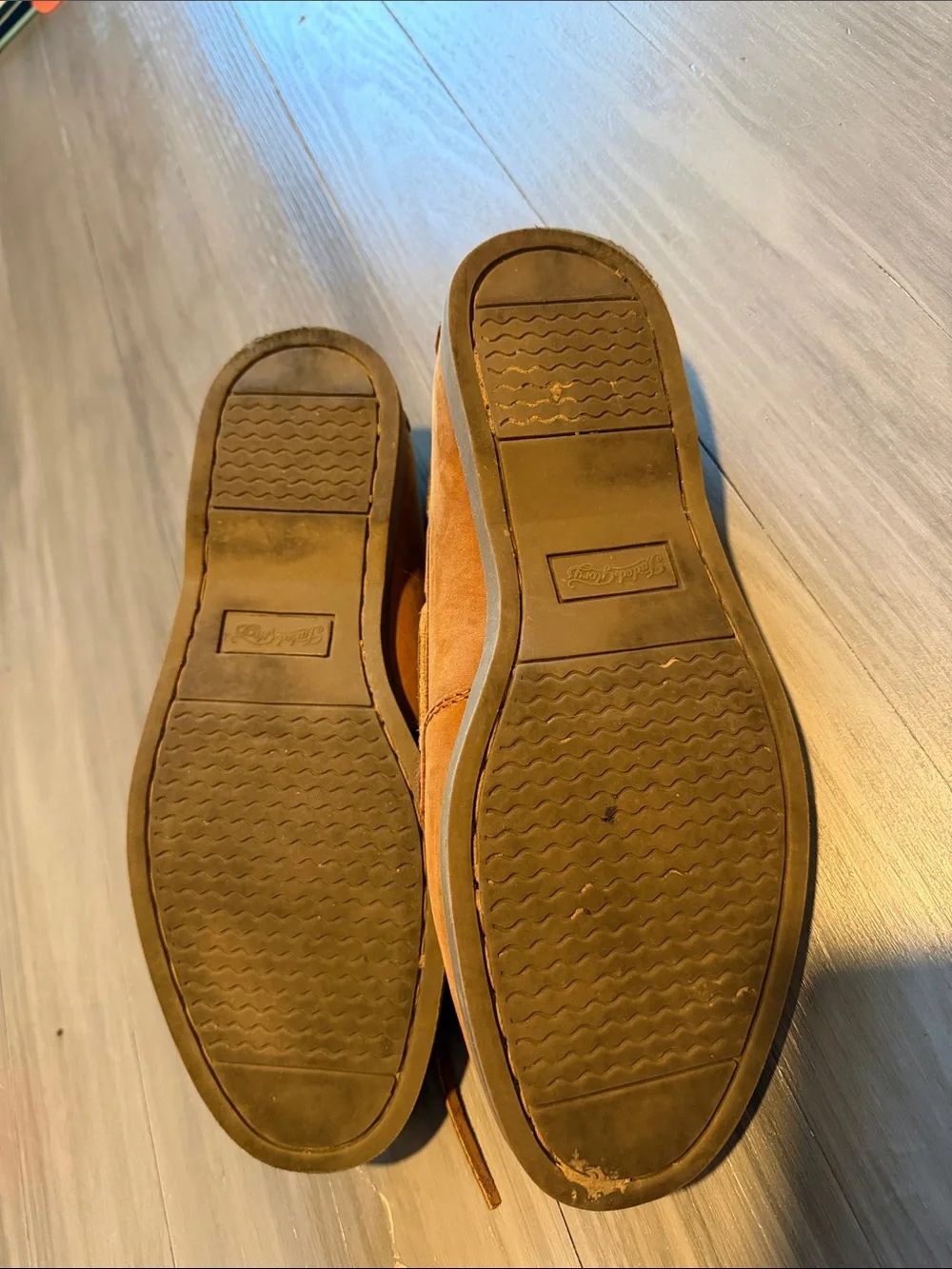 Men's Brown Leather Boat Shoes